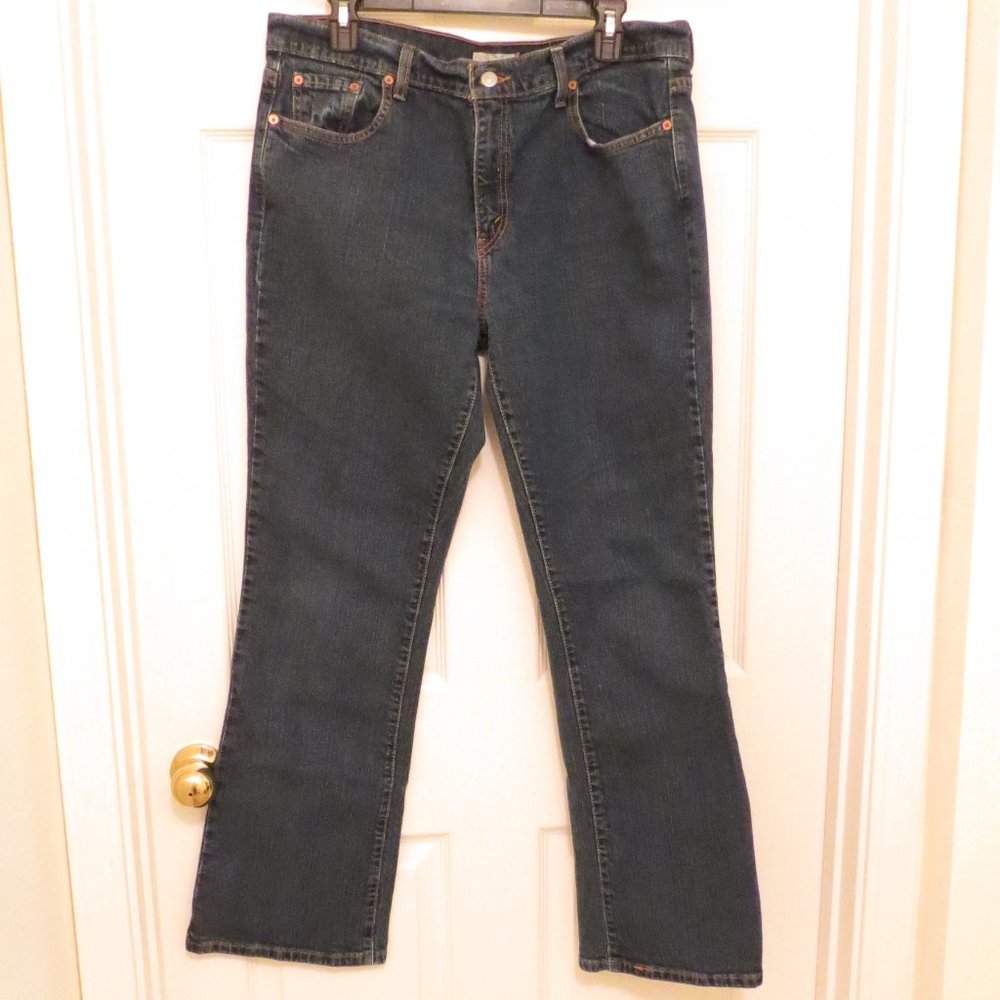 Levi 515 Dark  Blue Bootcut Women's Jeans Size 14